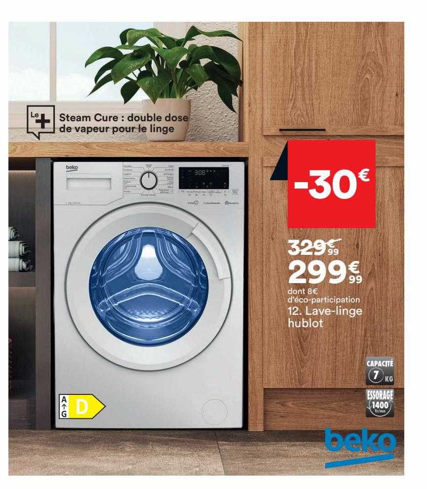 lave-linge hublot beko