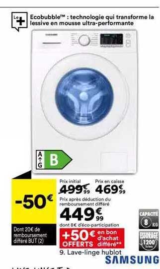 lave-linge hublot samsung