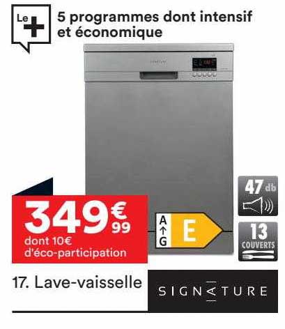 lave-vaisselle signature