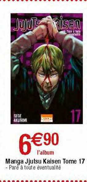 manga jjutsu kaisen tome 17 - paré à toute éventualité