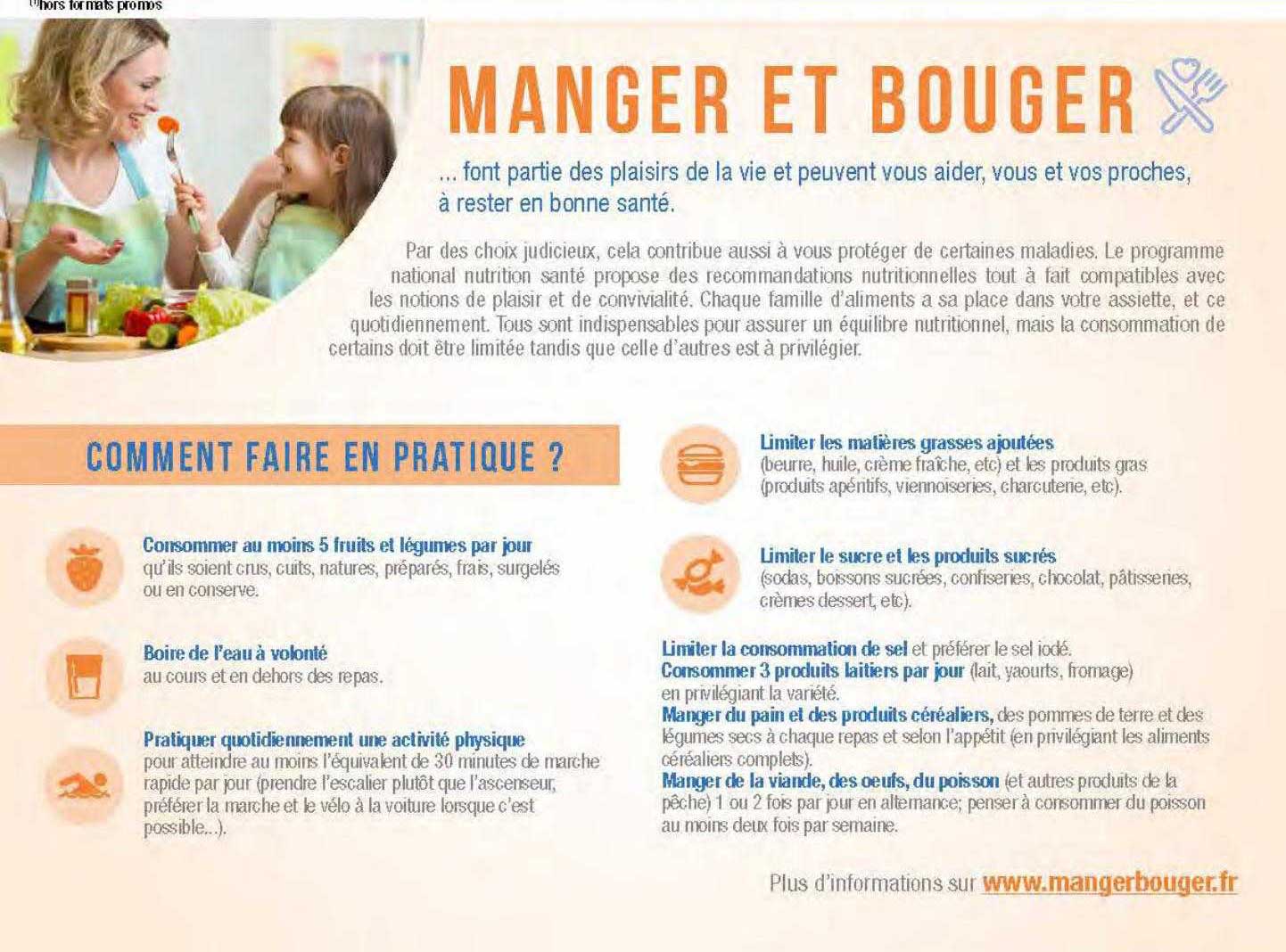 manger et bouger