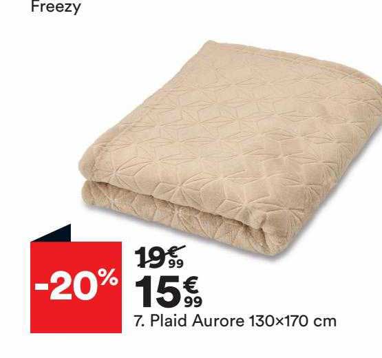 plaid aurore 130x170 cm