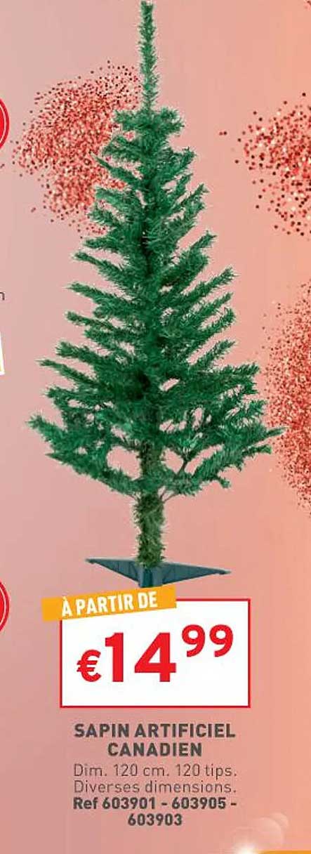 sapin artificiel canadien