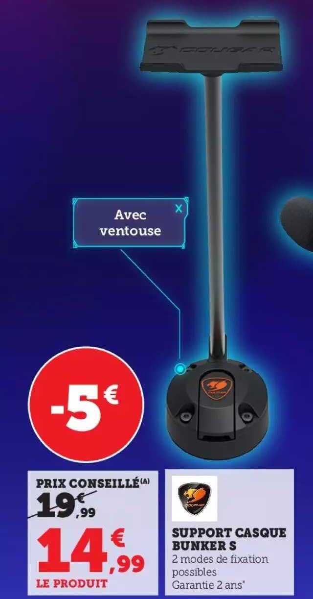 support casque bunker s cougar