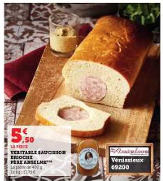 véritable saucisson brioche père anselme