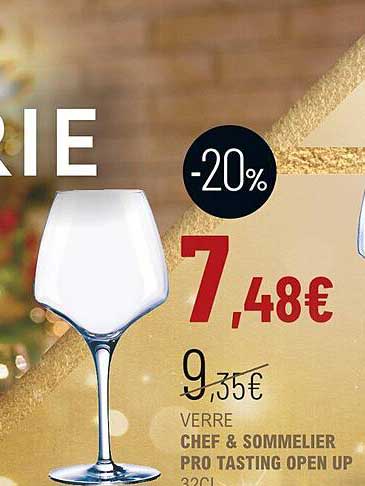 verre chef & sommelier pro tasting open up