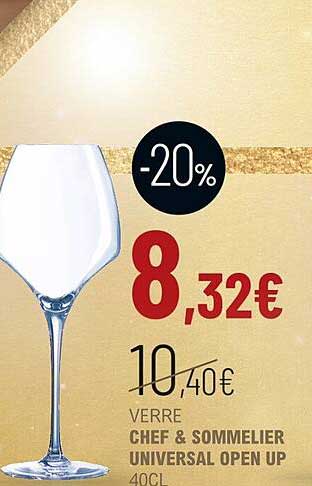 verre chef & sommelier universal ope up