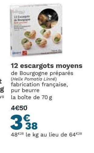 12 escargots moyens