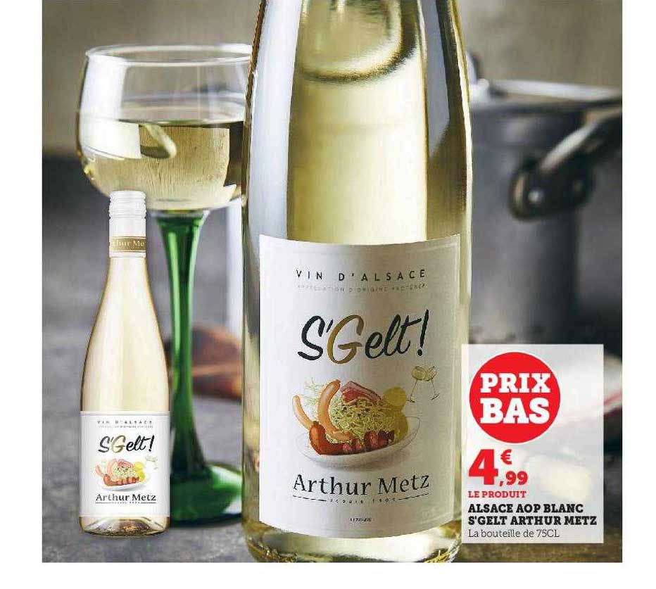 alsace aop blanc s'gelt arthur metz