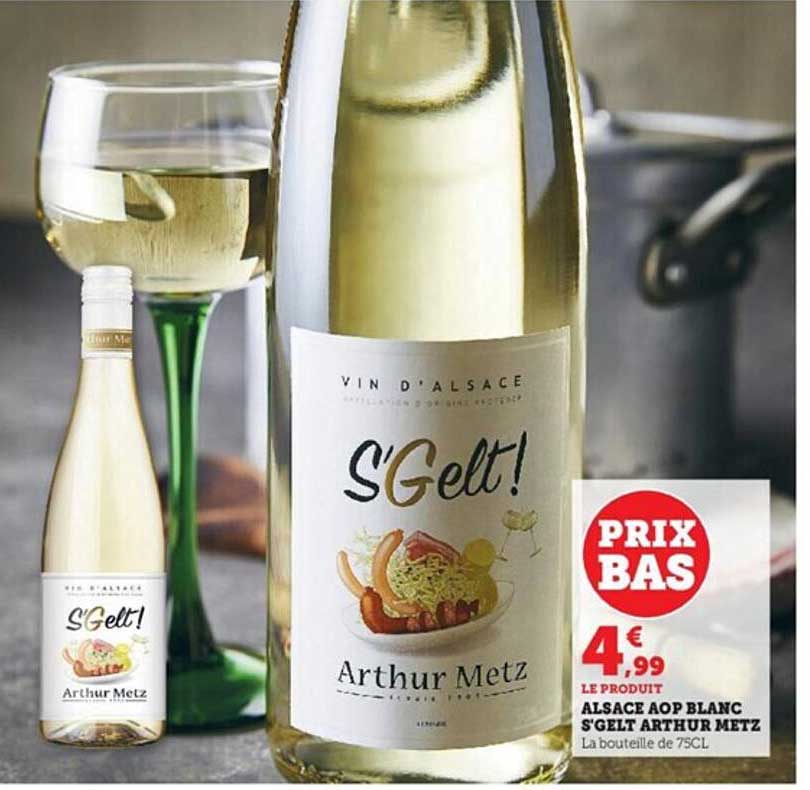 alsace aop blanc s'gelt arthur metz