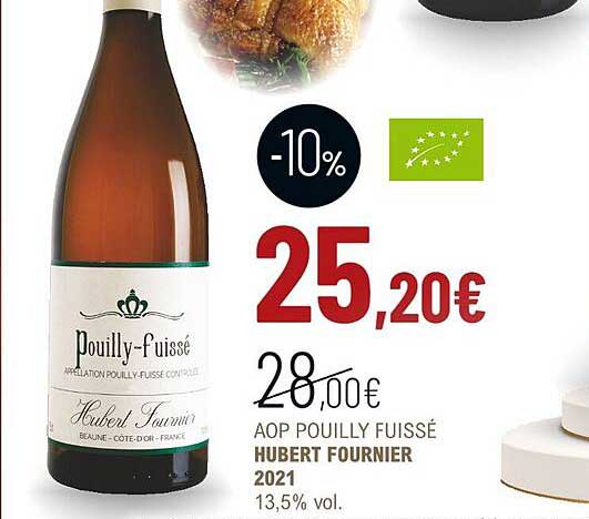 aop pouilly fuissé hubert fournier 2021 13,5% vol.