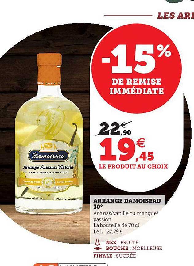 Arrangé Damoiseau 30°