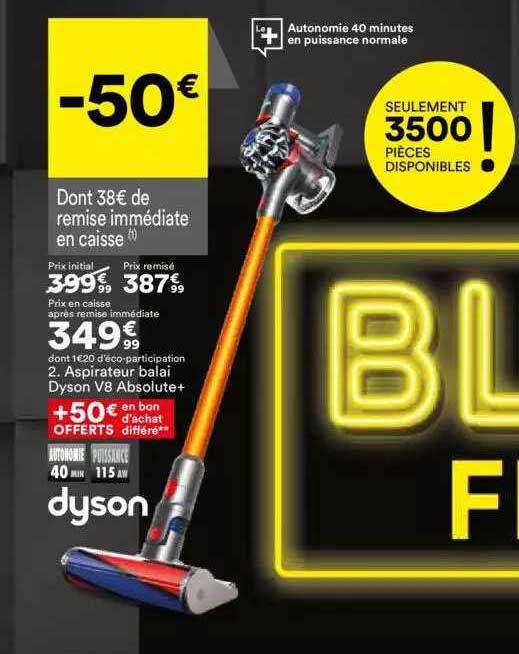 Aspirateur Balai Dyson V8 Absolute+