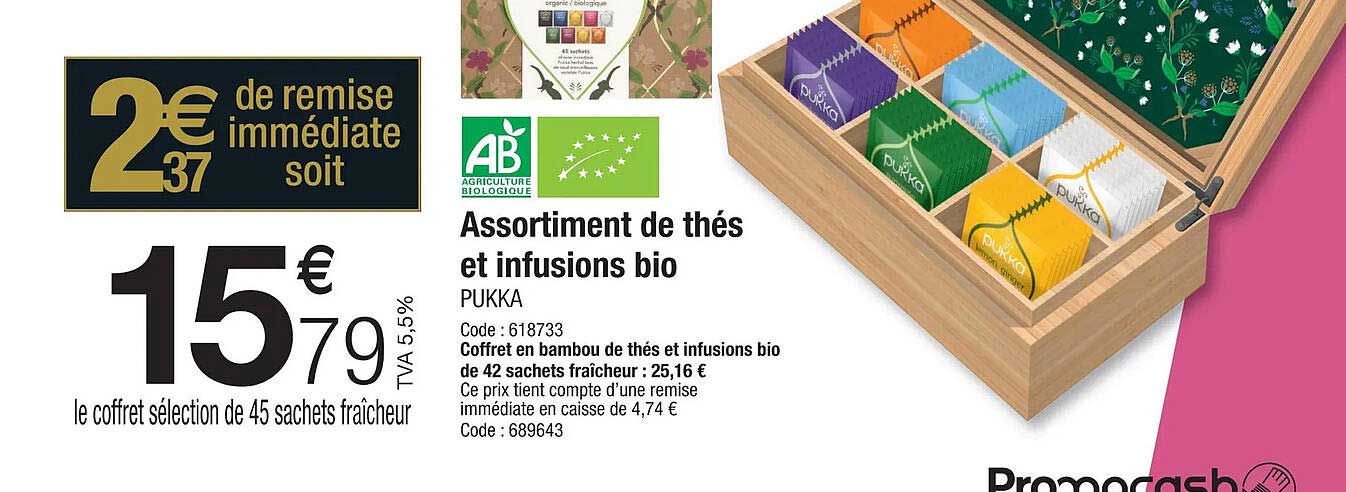 Assortiment De Thés Et Infusions Bio Pukka