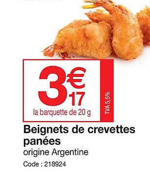 Beignets De Crevettes Panées