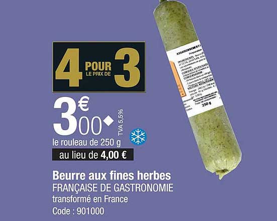 Beurre Aux Fines Herbes Française De Gastronomie