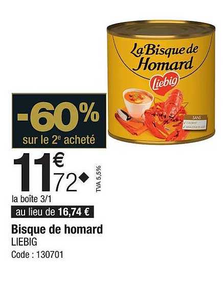 bisque de homard liebig
