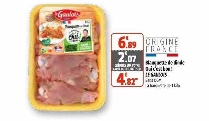 blanquette de dinde oui c'est bon le gaulois