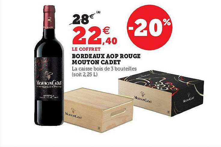 bordeaux aop rouge mouton cadet