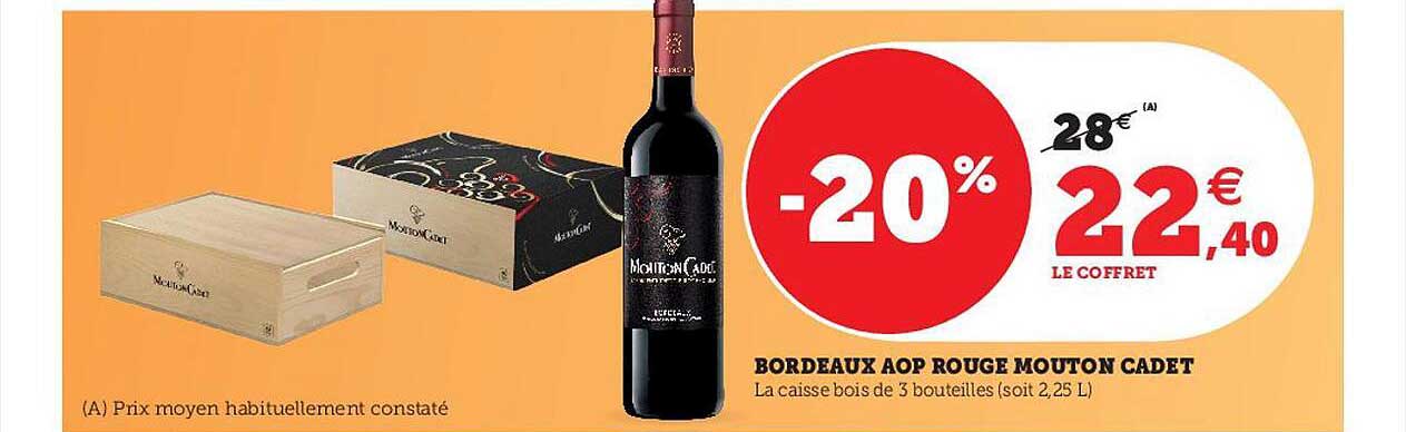 bordeaux aop rouge mouton cadet