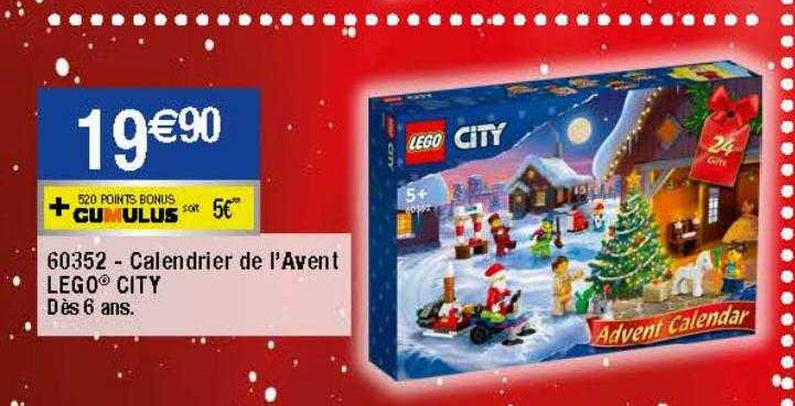 calendrier de l'avent lego city