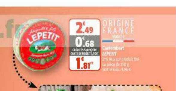 Camembert Lepetit