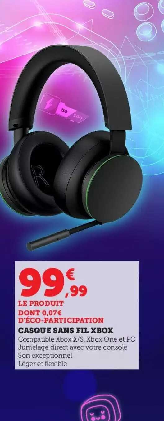 casque sans fil xbox