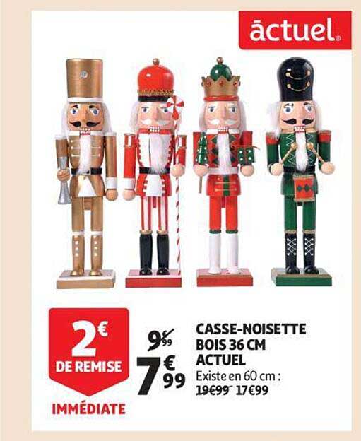 casse-noisette bois 36 cm actuel