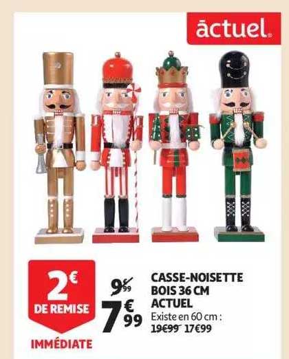 casse-noisette bois 36 cm actuel