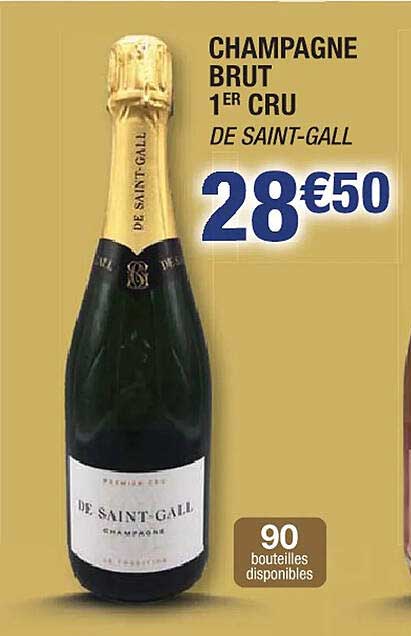 champagne brut 1er cru de saint-gall