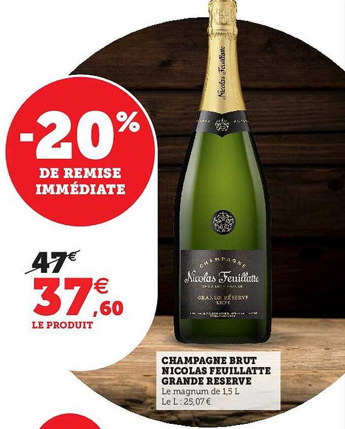 champagne brut nicolas feuillatte grande reserve