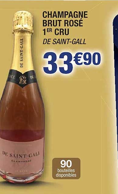 champagne brut rosé 1er cru de saint-gall