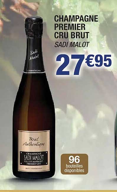 champagne premier cru brut sadi malot