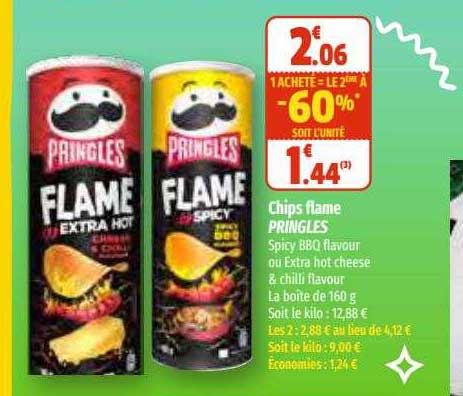 Chips Flame Pringles