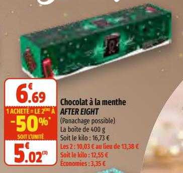 chocolat à la menthe after eight