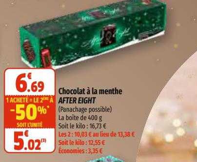 chocolat à la menthe after eight