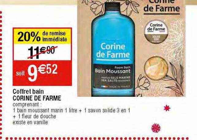 coffret bain corine de farme
