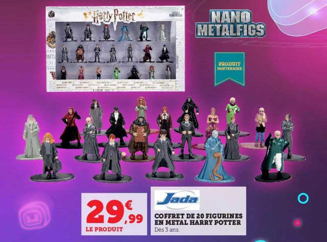 Coffret De 20 Figurines En Métal Harry Potter