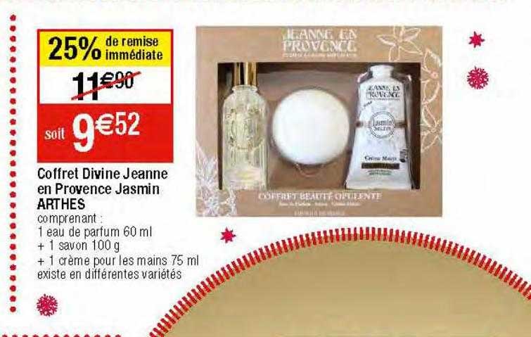 coffret divine jeanne en provence jasmin arthes