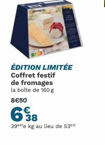 coffret festif de fromages