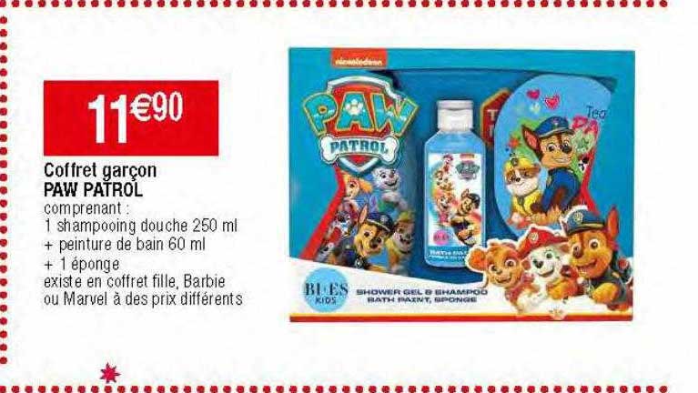 coffret garçon paw patrol