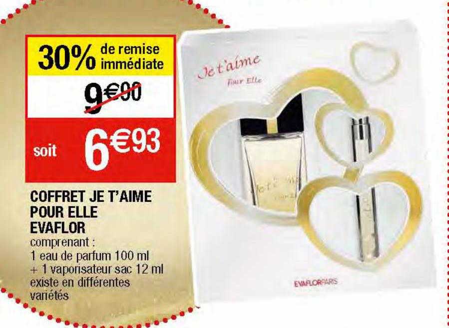 coffret je t'aime pour elle evaflor