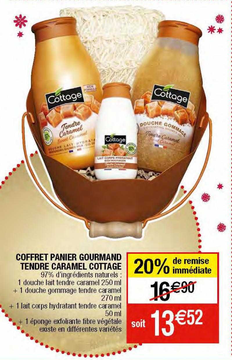 Coffret Panier Gourmand Tendre Caramel Cottage