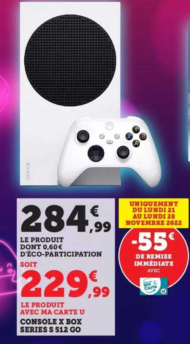console x box séries s 512 go