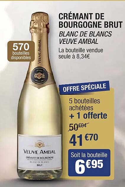crémant de bourgogne brut blanc de blancs veuve ambal