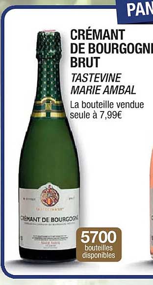 Crémant De Bourguignon Brut Tastevine Marie Ambal