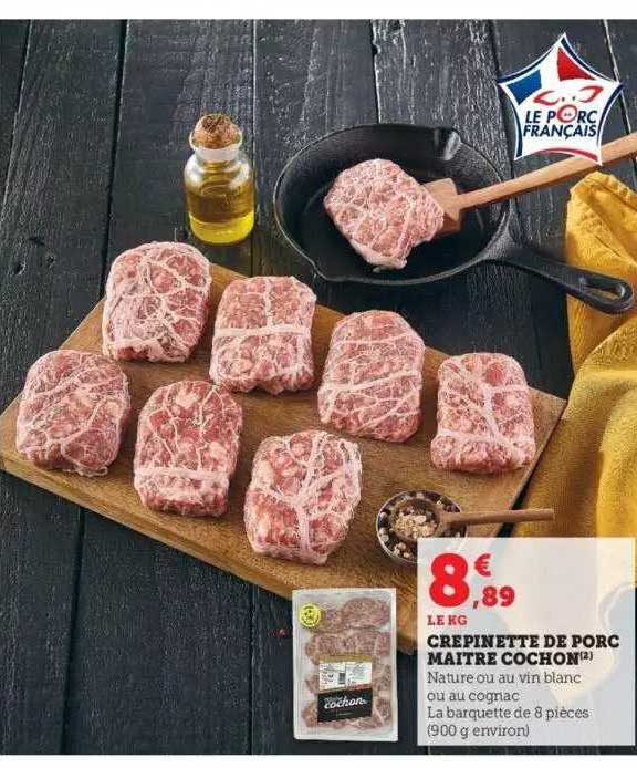 crépinette de porc maître cochon