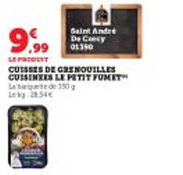 cuisses de grenouilles cuisinées le petit fumet