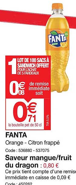 Fanta Orange Citron Frappé