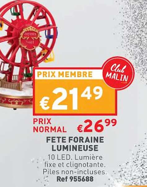 fête foraine lumineuse